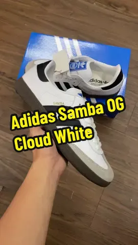 Adidas Samba OG Cloud White #sambaogcloudwhite #adidassamba #samba #cloudwhite #shoes #sneakers #fyp #foryou 