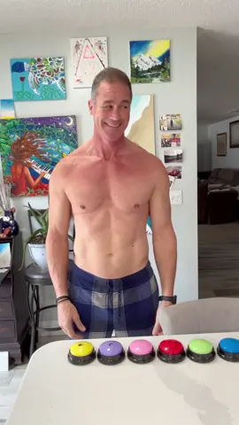 I figured out to get him to take his shirt off!! It’s train your husband day!! #training #trainingday #marriagehumor #over50 #pecpop #flex  @Mike 