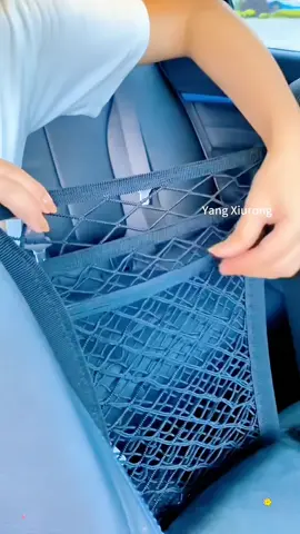 Car seat net pockets can store debris in the car, and can also prevent children from crawling #goodthingsrecommend#practicalgoodthings