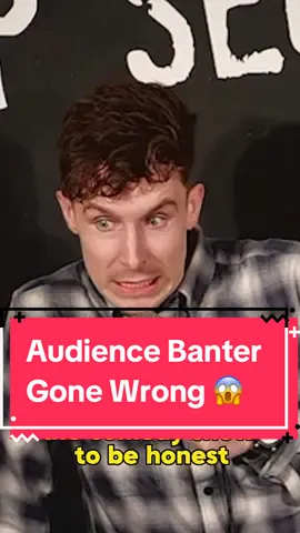 Never asking these questions again 🤦🏻‍♂️😂 #standup #heckler #standupcomedy #ukcomedy #awkward 