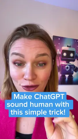 Struggling to make ChatGPT sound more human and less like a robot in your emails and cover letters? 🤖🚫 I've got the one-line trick you need! ✨ So many people use ChatGPT for writing professional emails or cover letters, but end up with content that's too formal or stiff. The key? It's all about the right tone. Here's your magic formula: 