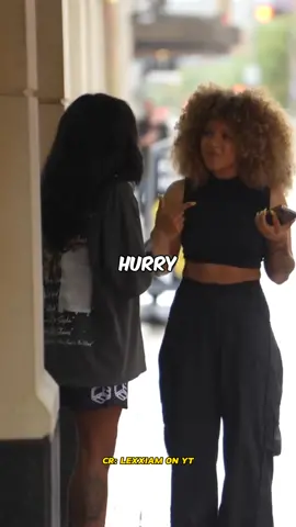 @RIZZ APP She started running for her life ☠️😂 #lexxiam #funny #prank #fyp #viral 