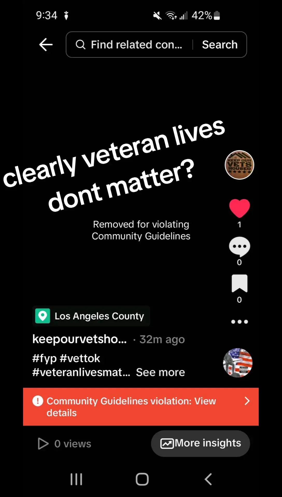 this post was clips of new stories on veteran homelessness today..straight up facts...clearly veterans and us veteran families don't matter