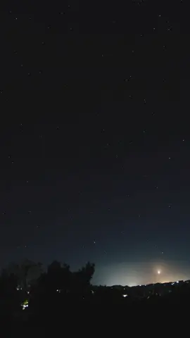 Polaris the North Star #stars #timelapse #nightsky #sky #twinkletwinklelittlestar #airplane #trending #polaris #northstar 