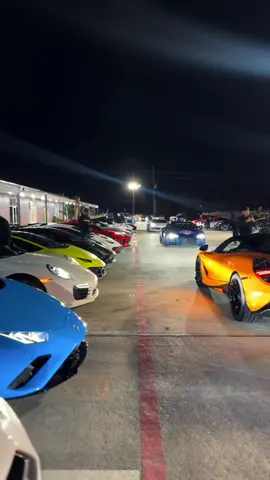 Night run with exotics at my shop. @JLE #lamborghini #ferrari #mclaren #corvette #carsoftiktok #fyp 
