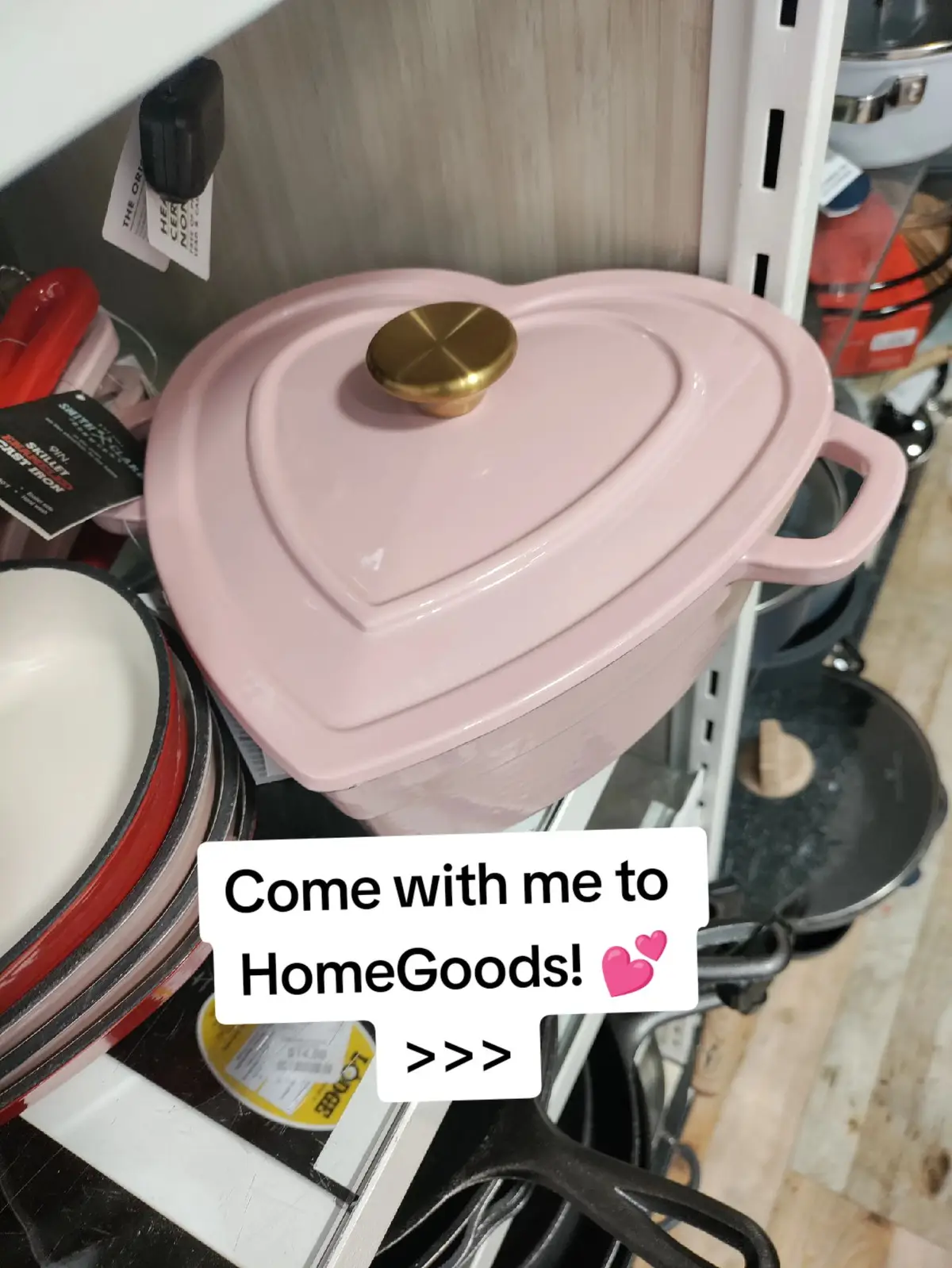 I love love love the Dutch oven. #homedecor #valentinesdayhomedecor #pink #girliesonly #girlietok #slideshow #Love #ValentinesDay #coquette 