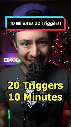 10 Minutes AND 20 Triggers? Anything for my POOKIES. FOLLOW MY TWITCH NOW! Link in my bio! 👈❗️❗️ 20 Triggers 10 Minutes ASMR | Fast ASMR | Fast Aggressive ASMR #Asmr #asmrsleep #asmrcommunity #asmrvideo #asmrtapping #asmrrelax #fastasmr #mouthsounds #mouthsoundsasmr #chaoticasmr #asmrsound #asmrvids #asmrvid #asmrroleplay #asmrtingles #asmrtingle #asmrtriggers #tingles #tinglesounds #tinglesasmr #asmrscratching #asmrwhispering #asmrwhisper #inaudiblewhisper #asmrasmr #gibiasmr #personalattentionasmr #lightsaberasmr #longasmr 