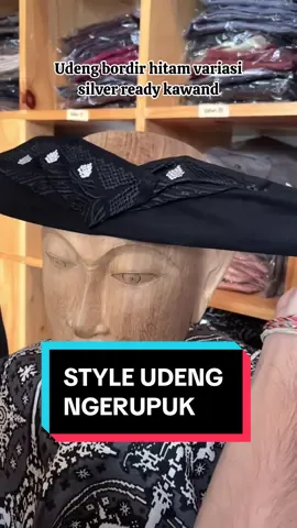 Siapkan style ngerupuk kalian dari sekarang💨 #udengbordir #udenghitam #udengkepet #udengrimpit #udengbali #nyepi #busanabali #fyp 