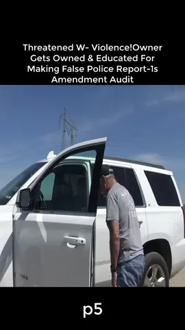 Threatened W Violence Owner Gets Owned Educated For Making False Police Report 1s Amendment Audit p5