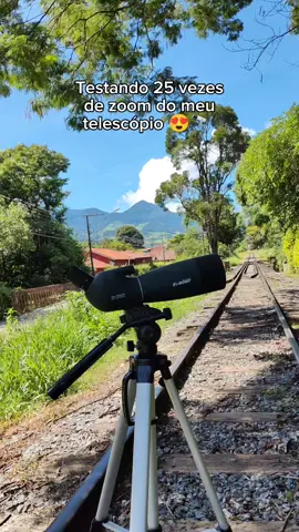 Testando 25 vezes de zoom do 🔭😍  #fy #foryou #telescopio #sv28 