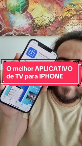 O melhor APLICATIVO de TV para IPHONE #iphone #tvsmartplayer #dica 