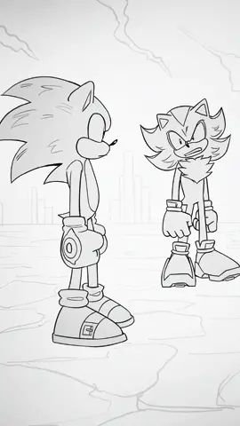 Shadow stuck with Sonic “this isn’t you! 🥺” the Hedgehog #sonicprime #sonicthehedgehog #sonicprimeseason3 #shadowthehedgehog #drawing