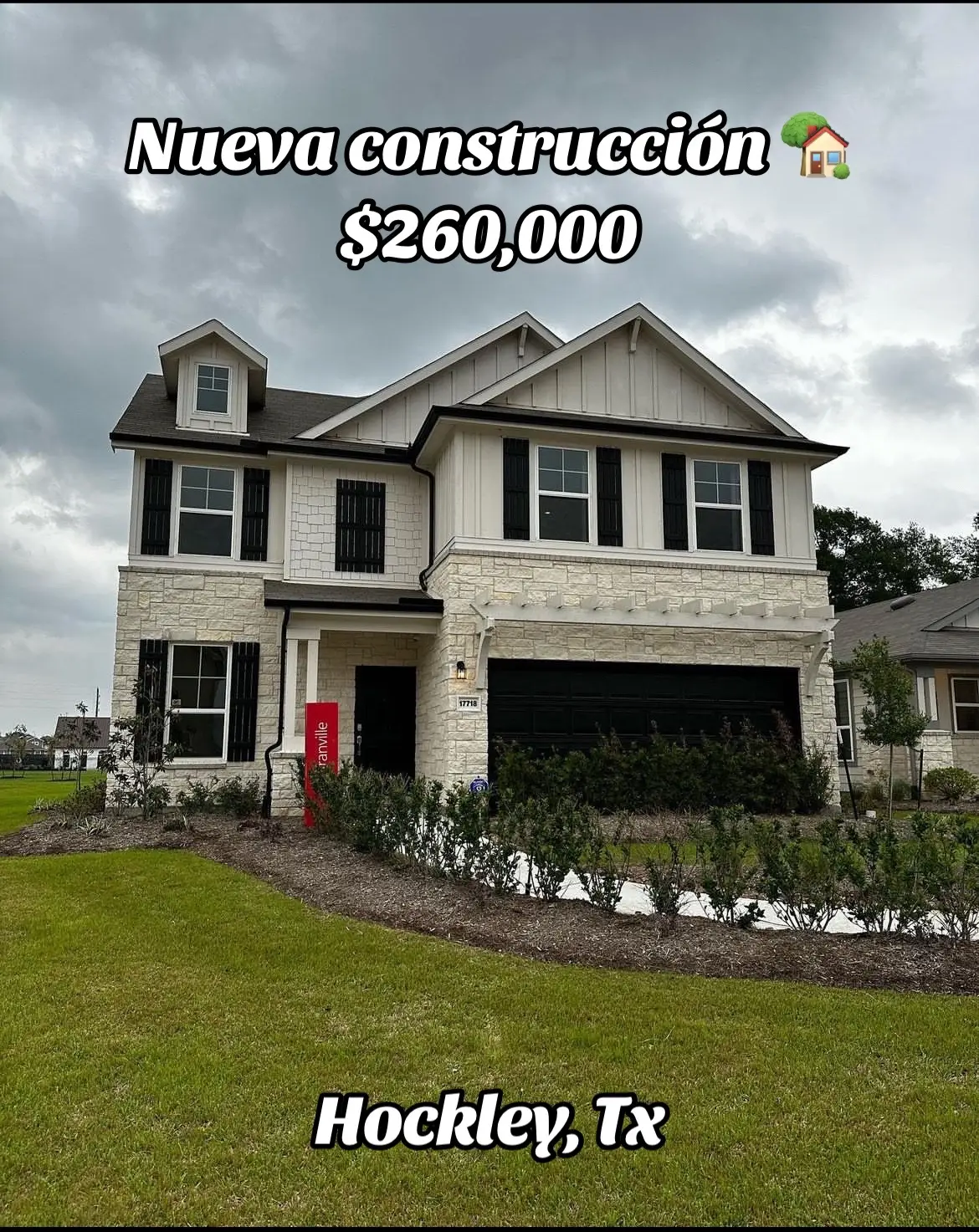 Casa de Nueva construccion 🏡 construida por la constructora Centex. Ubicada en el area de Hockley, Tx pasando el area de Cypress. Gran oportunidad si eres comprador por primera vez 😊😊. #houstonrealtor #casasnuevashouston #houstoncasasenventa #houstoncasas #primercompradordecasa #centex #pesopluma #viral #viraltiktok #fyp  #parati  #vistas #views #karinanajera #karinanajerarealtor 