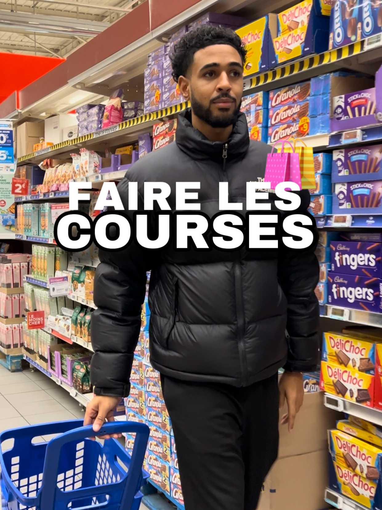 🥰 trop de love pendant ses courses 🛒 #carrefour #courses