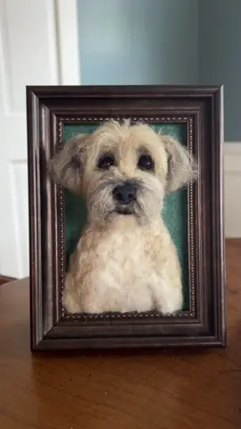 Guinness 🥰 #feltportraits #dogportrait #dog #dogs #fyp #foryou #petportrait #felting #feltingwool #feltingpet #furbaby #dogsoftiktokviral #isleofdogs #artists #art #artwork #artistsoftiktok #arttok 