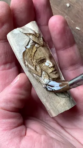 Green Woman pendant finishing of details 🍃🍃 Hand carved in Italian walnut 🪵   Who’s interested about my artwork, it’s available on my website!😊😉 #woodcarving #craftmanship #inspiration #woodart #facecarving #femaleface #faceart #greenwoman #handcarved #woodjewelry #foryou 