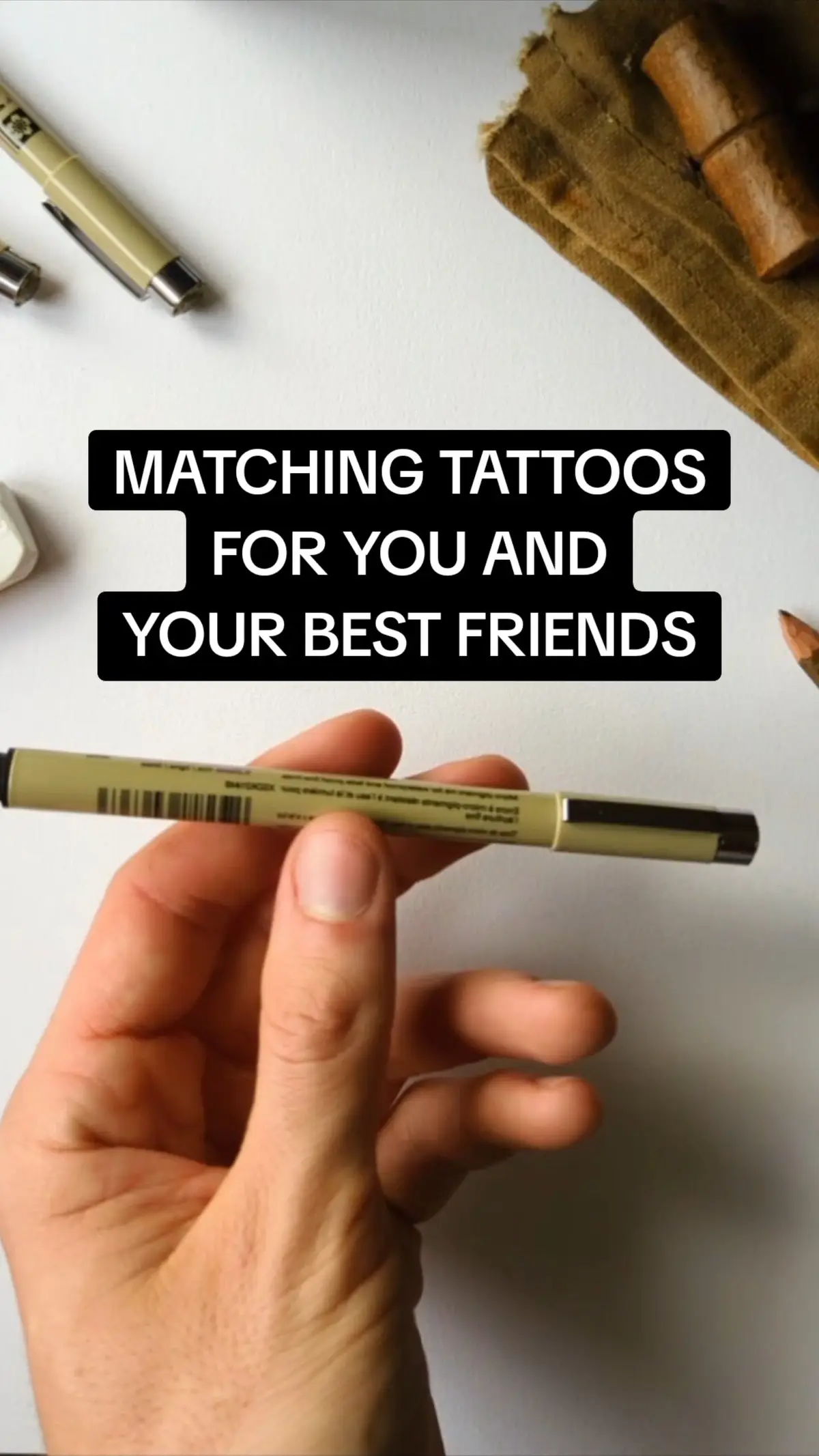 Tag your Tattoo Buddies! ✌️ #bestfriendtattoos #matchingtattoos #tattooidea 