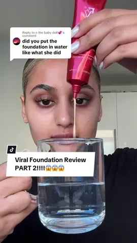 Replying to @n the baby doll💞 Round 2 of the viral foundation review 😱 #makeupchallenge #foundationreview 