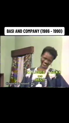 Basi and Company (also known as Mr. B) was a Nigerian sitcom which ran from 1986 to 1990 on NTA, and was later syndicated across Africa. Written and produced by Ken Saro-Wiwa and filmed in Enugu — the show derived inspiration from African folklore and lampooned widespread corruption in oil-rich Nigeria while highlighting its consequences. . Basi and Company was the first book of the hugely successful Nigerian comedy television series, which at its peak was watched by an estimated 30 million Nigerians. The New York Times described the show as 'Nigeria's hottest comedy show, [that] seems to have struck a chord because it lampoons modern Nigeria's get-rich-quick mentality'. . On the show, the main character Basi “Mr B” aspires to amass wealth through his illogical schemes, and his motto is “To be a millionaire, think like a millionaire!” . The comedy series starred Albert Egbe, Zulu Adigwe, Aso Douglas, Lasa Amoro and was rested after 150 episodes.  . . . . . #fyp #throwbacknigeria #childhoodmemories #tiktoknigeria🇳🇬 #nostalgicsoundng #fypシ゚viral 