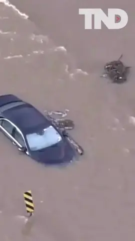 Two people were rescued after a vehicle was stranded in standing water in Maryland on Wednesday morning, according to Prince George’s County Fire and EMS. Crews responded to the water rescue on Water Street and Main Street and found two vehicles submerged in water.