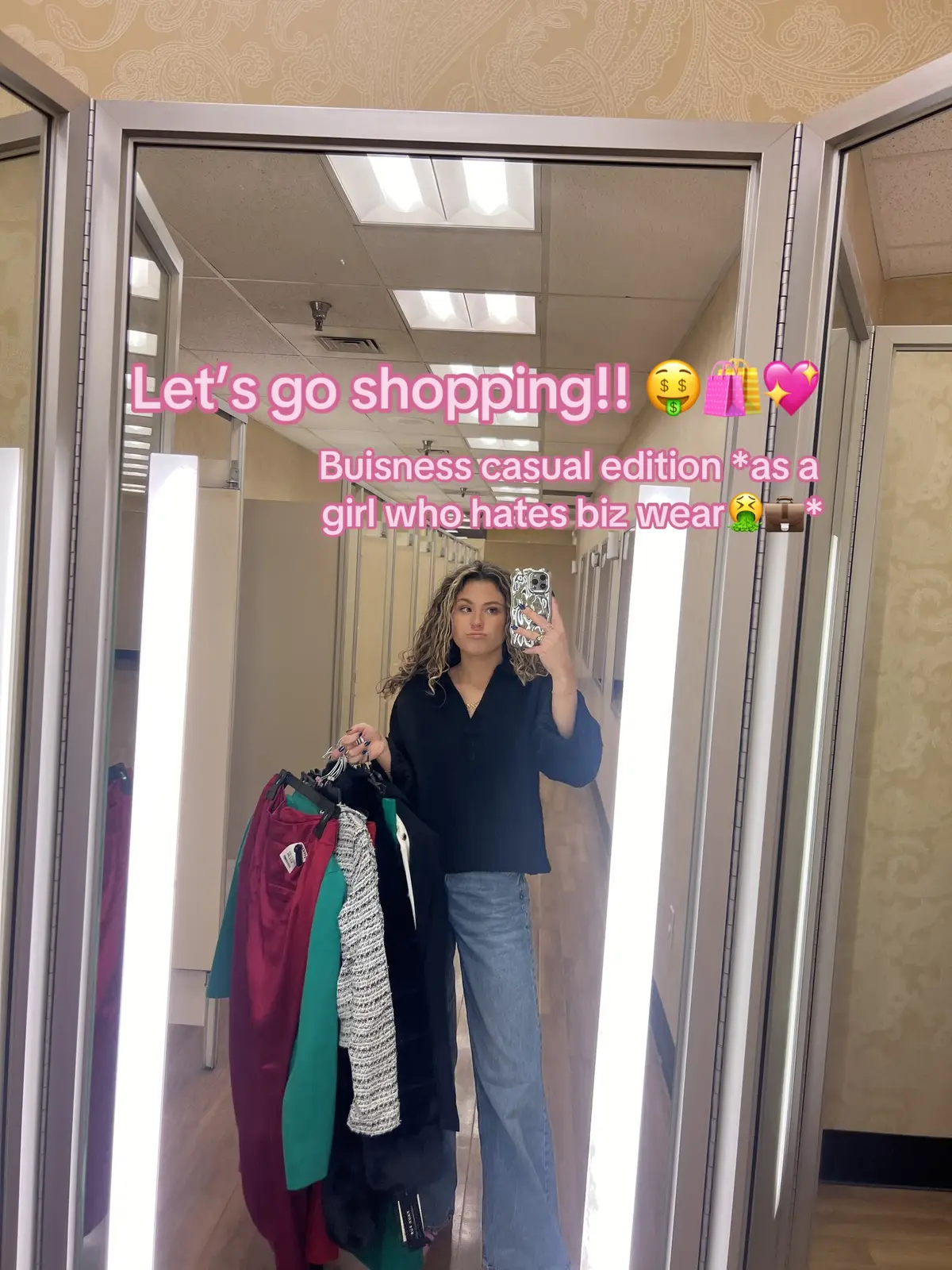 Trying to look cool in business clothes is my new villan origin story🙂💼 #businesscasual #collegelife #shopwithme #businessoutfit 