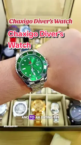 Chaxigo Diver's Watch #chaxigowatch #diverswatch #chaxigo #luminouswatch #originalwatch #waterresistantwatch #scratchproofwatch 
