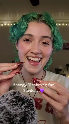 u r safe to lay down ur burdens 🫶 full video out on yt tn 6pm est #asmr #energycleansing #asmrenergycleanse