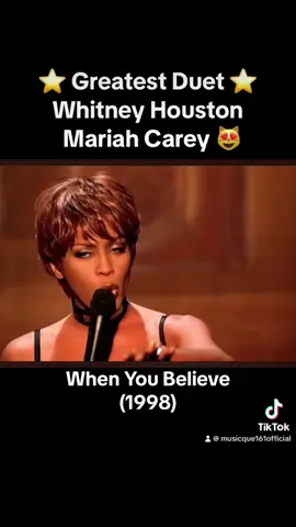 Pt 1) One of the Greatest Duet's of all time ! Whitney Houston & Mariah Carey - When You Believe #whitneyhouston  #whenyoubelieve #classics