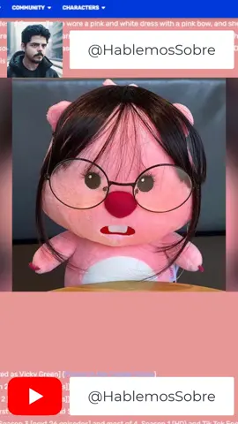 La Peluche Rosada con Lentes, Origen del meme