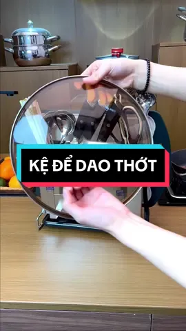 Kệ để dao thớt nhà bếp đa năng, có khay hứng nước #kedaothotdanang #xuhuong #vairal #giadungtienich #giadungthongminh 