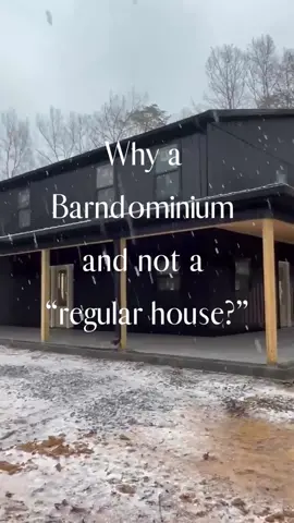 Just a few reasons we decided to go with a barndominium over a traditional stick built house 😌 #diybarndo #barndominium #barndobuild 