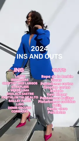 Mirando las tendencias y pasando revista a lo que ya no se lleva en el mundo de la moda este año. Descubre los #ins y #outs  para mantener tu estilo en la cima. 👗✨ #tendenciasdemoda #estilo #insouts 