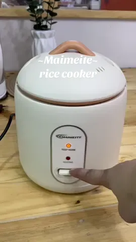 Aesthetic at cute size na rice cooker 😍 #maimeite #miniricecooker #ricecooker #aesthetic #kitchenfinds #fyp