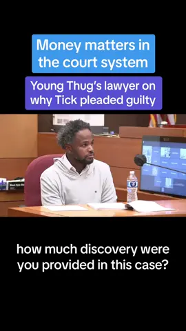 Why did Trontavious “Tick” Stephens take a plea deal? In the YSL trial on Monday, Tick testified that his grandmother paid $50,000 to Atlanta-based attorney Thomas Flugum, but Flugum ended up not being able to do the trial because his wife got cancer. Flugum returned $25,000, and Tick’s grandmother hired Kristi Gladden. Tick then ended up taking the plea agreement that has him testifying as a prosecution witness. The deal let him out of jail on probation for eight years. Steel is trying to show the jury that Tick took a plea deal out of necessity. He wanted to go to trial, but the lawyer who was going to do the trial ended up not being able to do it. Steel asks about his new lawyer to try to show Tick was motivated to plead guilty not because he's actually guilty, but because the judicial system was basically stacked against him. He didn’t have a lawyer who could do a year-long trial, and he couldn’t get out of jail unless he took the plea deal. What would you do? More on Tick’s plea:  @Meghann M. Cuniff  #ysltrial #youngthug #trontaviousstephens #lawyers #legaltiktok #legaladvice