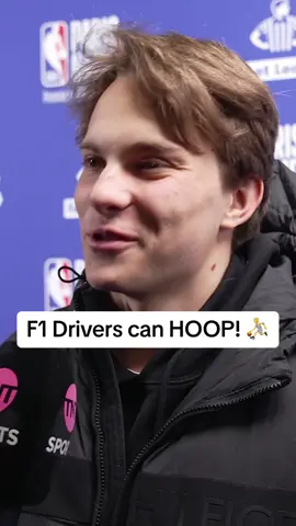 Oscar Piastri picks his 5-man basketball team of F1 drivers 🤔🏎 #NBAParis #NBA #Basketball #F1 #OscarPiastri