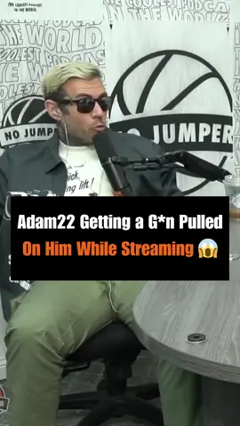 I can’t believe this happened 😱😱 #nojumper #adam22 #livestream #viral 