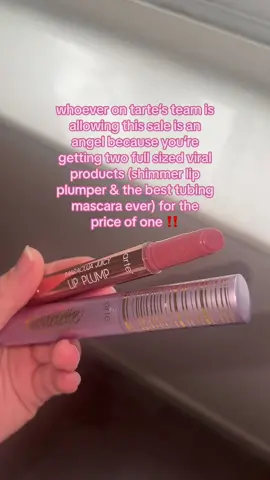this deal is amazing😍 #tartecosmetics #tarte #tubingmascara 