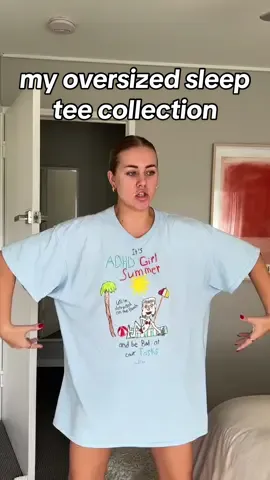 oversized sleep tees are the move ladies 