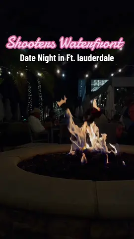 if you need a date night idea, Shooters will not disappoint! 💝 #datenightideas #fortlauderdalefoodies #fortlauderdale #viralvideo #fyp #datenight 