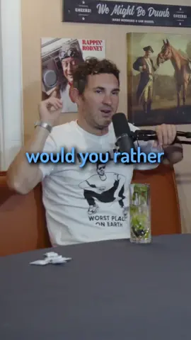 Would you rather w/ #wemightbedrunk #podcast #comedian #comedians #wouldyourather #wyr #fyp #foryou #marknormand #sammorril #clips #joerogan 
