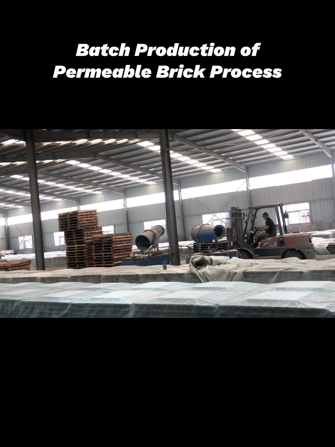 Batch Production of Permeable Brick Process #process #processvideo #making #production #massproduction #manufacturing #factory #factorywork #viral #fyp #fypシ #foryou #foryoupage #foryourpage #trending