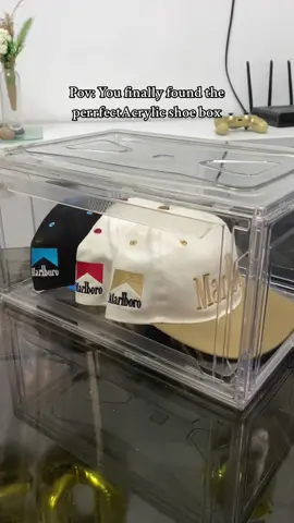 Pov: You finally found a perfect Acrylic Shoe box. #shoebox #acrylicshoebox #shoeorganizer #acrylicshoeorganizer #clearshoebox #transparentshoebox 