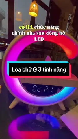 Loa chữ G 3 tính năng: Loa bluetooth, Đồng hồ led, sạc không dây #loachug #hottrend #xuhuong #loabluetooth #bluetooth 