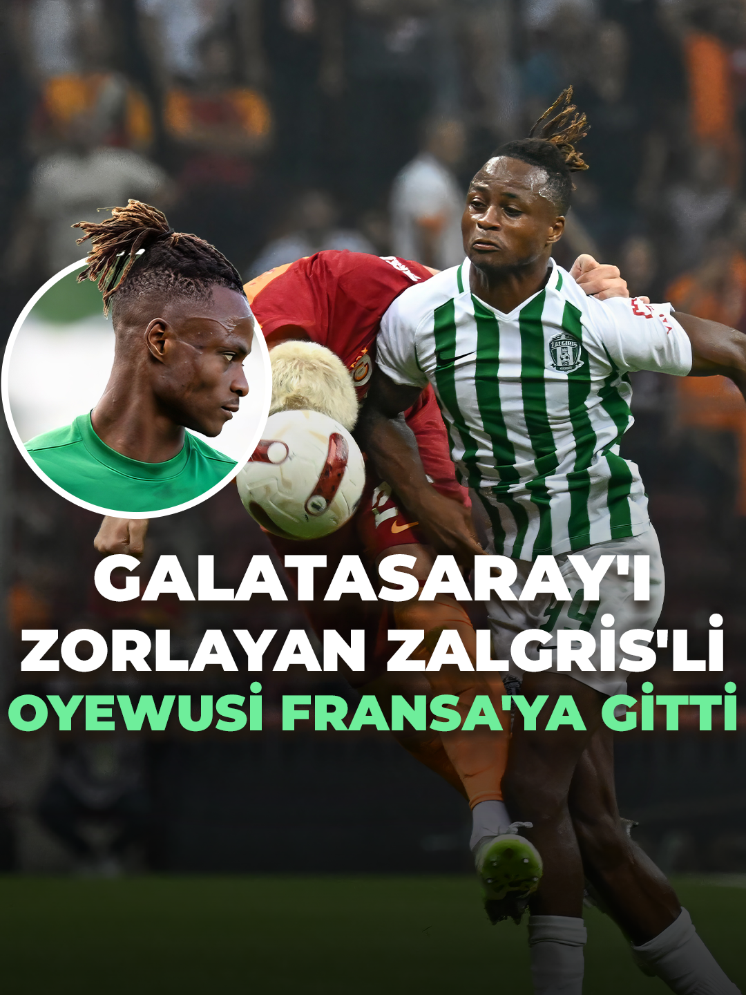 Galatasaray defansını zorlayan Zalgirisli Oyewusi Fransa'ya transfer oldu. #gdhspor #galatasaray #oyewusi #futbol