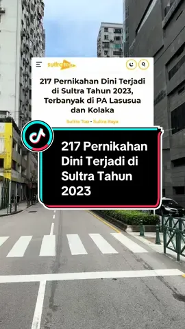 Sebanyak 217 pernikahan dini telah terjadi di Sulawesi Tenggara (Sultra) pada tahun 2023. Ratusan anak tersebut bisa menikah setelah permohonan dispensasi pernikahannya dikabulkan Pengadilan Tinggi Agama (PTA) Kendari. Panitera Muda Hukum PTA Kendari, Safar mengatakan bahwa ajuan dispensasi pernikahan usia dini pada tahun 2023 di 10 Satuan Kerja (Satker) sebanyak 225 perkara. Dari 225 tersebut, sebanyak 217 perkara dikabulkan, 4 perkara dinyatakan gugur dan 4 perkara lainnya dicabut. “Usia yang mengajukan dispensasi pernikahan dini ini rata-rata di usia SMA, bahkan sudah tamat SMA di usia 16 hingga 18 tahun,” tambah Safar. #sultratop #sultratopcom #kendari #pengadilantinggiagama #lasusua #sultra #sulawesitenggara #pernikahandini 