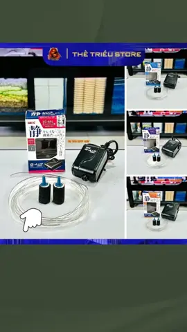 Máy sủi khí Oxy Gex E-AIR. Siêu Êm CAO CẤP 1 vòi, 2 vòi cho hồ cá#maysuioxyhoca #maysuioxy #maysui #suihoca #suibeca #suioxy 