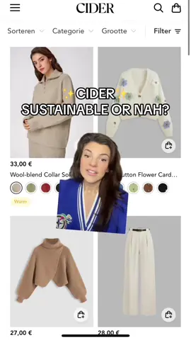 Is cider a sustainable brand? Dont get your hopes up too high lol 😙 Sources: GoodOnYou, L’Officiel  #ciderhaul #fastfashion #sustainbilitytok #howtoshopsustainbly #deinfluencing #fashionnews  #fastfashionsucks #fashionindustry #DidYouKnow #trending #shopping #fashioneducation #fyp #xyzbca #brandreview #viral #cider #shein 