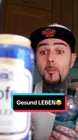 Wenn du versuchst gesund zu leben😂 aber das Bier mit dir spricht🤷🏻‍♂️! #bier #gesund #lachen #witzig 