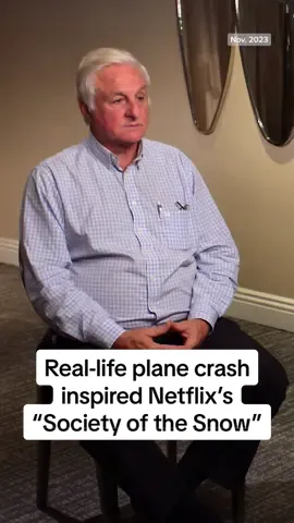 Dr. Roberto Canessa reflects on the moment he and other survivors decided they would need to eat the flesh of their dead friends to survive the 72 agonizing days they spent in freezing temperatures after their plane crashed in the Andes in 1972, which inspired the new #Netflix film, #SocietyoftheSnow.