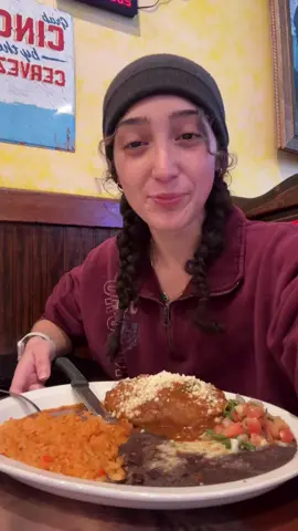 brisket filled chile relleno break from editing the youtube vid im uploading today🤭🤭